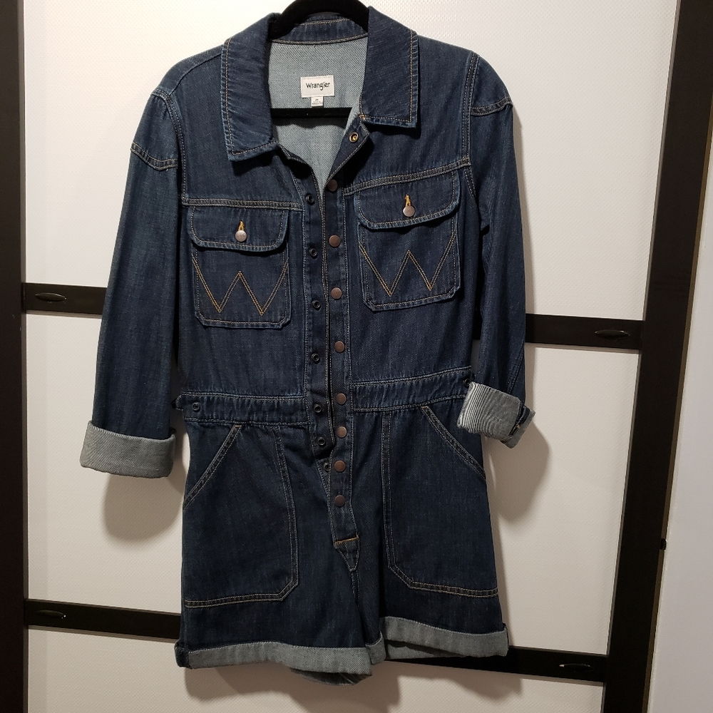 Wrangler Denim Short Jumpsuit